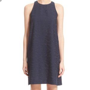 Vince Cotton Silk Fil Coupe Sleeveless Shift